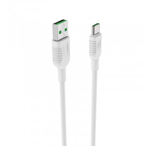 Borofone Cablu BX33 Billow - USB to Tip C - 5A 1,2 metri alb
