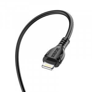 Cablu Borofone BX51 Triumph - Type C to Lightning - 2,4A 1 metre Negru - Img 2