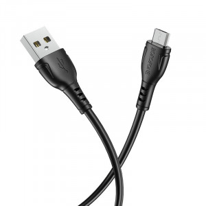 Cablu Borofone BX51 Triumph - USB to Micro USB - 2,4A 1 metre Negru - Img 2