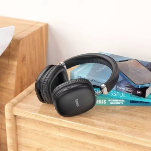 Casti Wireless Hoco, Over Ear, Bluetooth 5.3, Baterie 200h, Utlilizare 40h, StandBy, AD5831 - Img 6