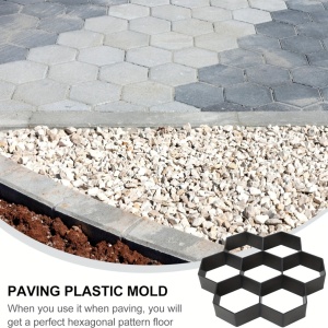 Forma pentru pavaj hexagonal, 28.96cm x 28.96cm x 3.81cm, reutilizabila, pentru alei, PMCF100528 - Img 6