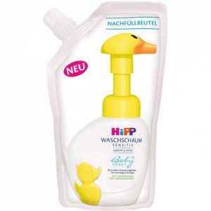 Hipp baby Sensitive, rezerva spuma de curatare pentru copii si nou-nascuti, 250 ml, PM16023