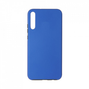 Husa Samsung Galaxy A7 (2018) - 360 Fully cu Spate din Policarbonat si Folie din Silicon - Blue