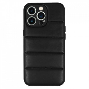 Leather 3D Carcasa pentru Iphone 13 design 2 Negru