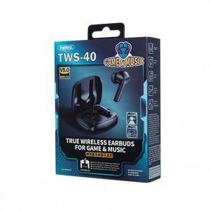REMAX Albastrutooth Earbuds - TWS-40 Power Bank Negru - Img 3
