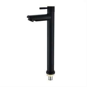 Robinet de baie clasic, din otel inoxidabil, negru, PMEH83108 - Img 4