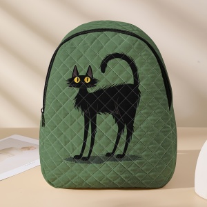 Rucsac damă Cat cu model pisică neagră – Stil casual și adorabil, TMXB745733