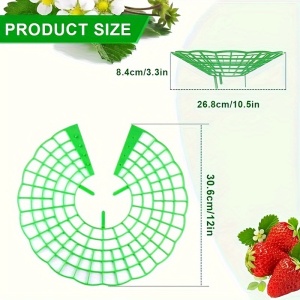 Set 10 suporturi de plantare cu 3 picioare robuste, pentru capsuni, TMVJ2089341 - Img 4