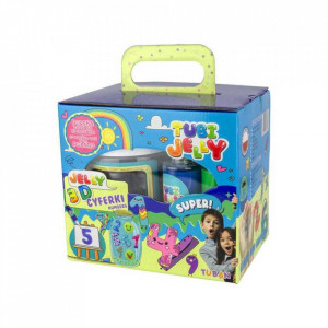 Set TubiJelly, 6 culori + acvariu mic - Numere - TUBAN