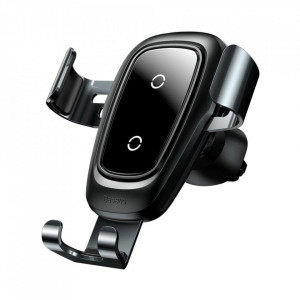 Baseus Gravity Metal Car Mount with induction charging (WXYL-B0A) black