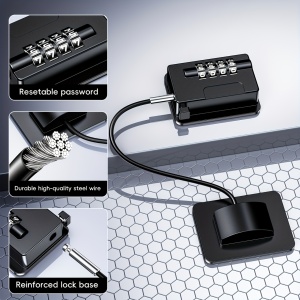 Blocator de Ușă cu Cod – Pentru Frigider, Dulap sau Sertar, Protecție Bebe, TMRL427075 - Img 3