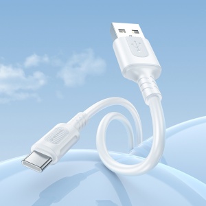 Borofone Cable BX111 Feliz - USB to Type C - 3A 1 metre white - Img 2
