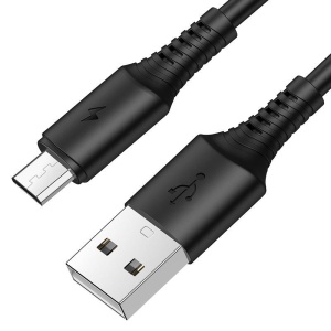 Borofone Cable BX47 Coolway - USB to Micro USB - 2,4A 1 metre black