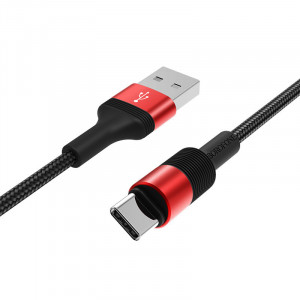 Borofone Cablu BX21 Outstanding - USB to Tip C - 3A 1 metre red - Img 2