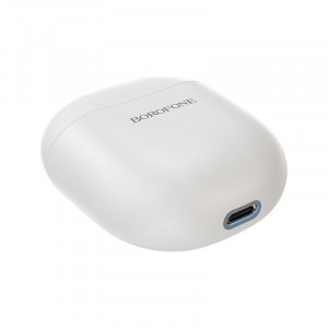Borofone TWS Albastrutooth Earphones BE49 Serenity White - Img 3