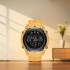 Ceas digital sport unisex cu lumină de noapte, alarma, cronometru, PMFC147703 - Img 3