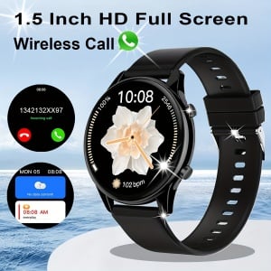 Ceas Smartwatch Elegant cu Ecran 3.81 cm – Design Unisex, Funcții Avansate pentru Sănătate și Fitness, PMQP192259 - Img 3