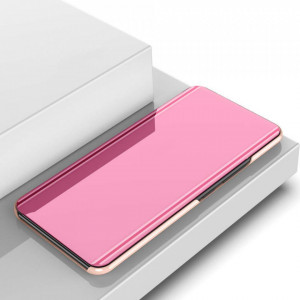 Husa Huawei P Smart PLUS 2019 Book Cover Clear View Stand Rose
