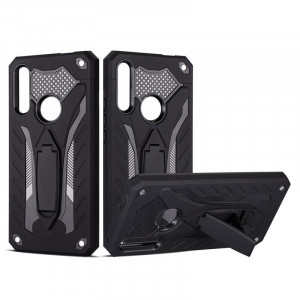 Husa Huawei P40 LITE E | Y7p - Military Defender Antisoc cu Suport Wide - Negru - Img 4