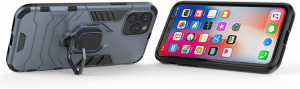 Husa iPhone 11 PRO Bleumarin Military cu Inel - Img 4