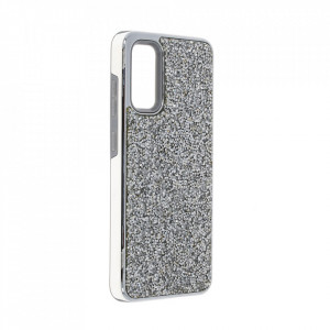 Husa pentru Samsung Galaxy S20 - Husa Luxury Glitter Diamond Silver - Img 2