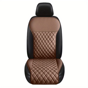 Husă pentru scaun auto față din piele ecologică – 130x50 cm, model elegant, TMDW706296 - Img 2