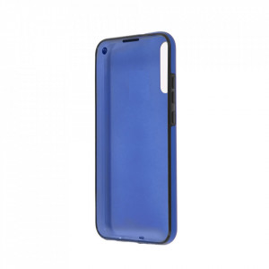 Husa Samsung Galaxy A10 - 360 Fully cu Spate din Policarbonat si Folie din Silicon - Albastru - Img 2