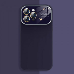 Husa Soft Silicone Lens pentru Iphone 15 Pro Max purple - Img 2