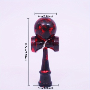 Kendama Premium Graffiti Roșu Japonia, TMLW3965789 - Img 4