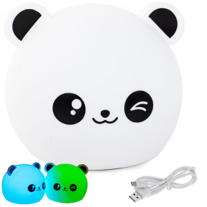 Lampa tactila reincarcabila din silicon Panda, PM240783