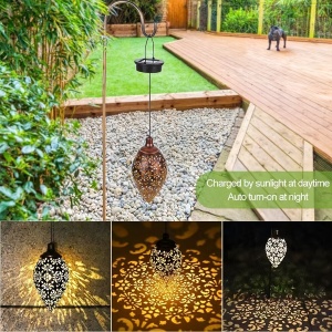 Lumină solară suspendată cu proiecții artistice – Iluminare decorativă pentru exterior, TMML372730 - Img 5