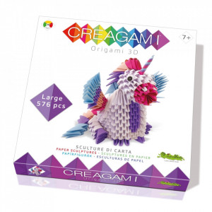Origami 3D Creagami - Unicorn, 576 piese