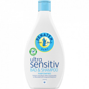 Penaten Ultra Sensitive, sampon si spuma de baie pentru bebelusi, 400 ml, PM9643