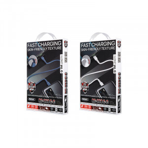 REMAX Cablu Zeron RC-068 - Tip C to Tip C - 65W 1 metru White - Img 2