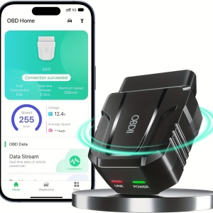 Scaner OBD2 fără fir pentru iOS/Android, Instrument de diagnostic auto conectare wireless, PMCF275238 - Img 5