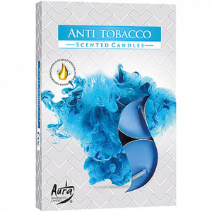 Set de 6 lumanari parfumate, Anti Tabac, PM540513