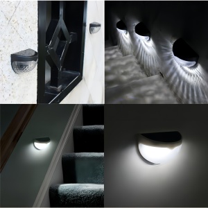 Set lămpi solare LED tip far – Iluminat decorativ alb pentru exterior, TMYA48214A - Img 2