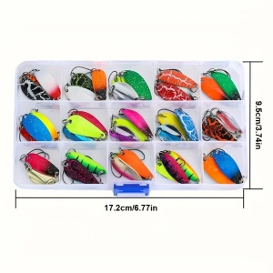 Set naluci de pescuit, 43 buc, multicolor, cu carlige, TMXV816764 - Img 5