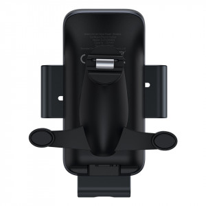 Suport Auto Baseus Smart Solar Power with induction charging to air vent (SUZG000001) black