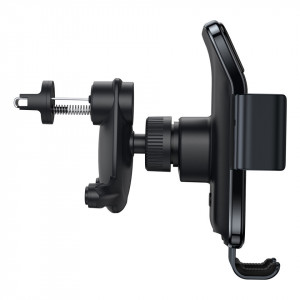 Suport Auto Baseus Smart Solar Power with induction charging to air vent (SUZG000001) black - Img 2