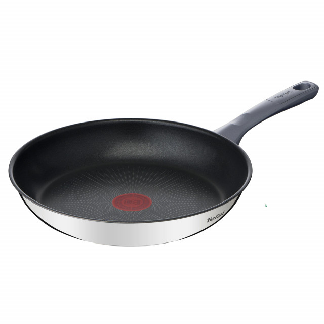 Tigaie inox cu interior anti-aderent Tefal Daily Cook, diametru 24 cm, inductie
