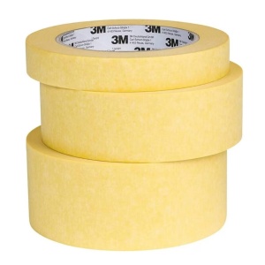 Bandă Adezivă 3M Masking Tape 19/38/50 mm x 50 Metri, Pentru Mascare, 3Buc/Set