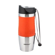 Cana termos cu pereti dubli inox KingHoff, capacitate 380 ml - Img 1