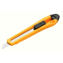 Cutter Utilitar cu Lama Retractabila, Tolsen, Plastic, 9x80mm, Portocaliu