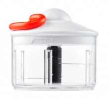 Tocator manual pentru alimente Tefal Chefclub K1740405, 500 ml, alb/rosu