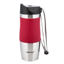 Cana termos cu pereti dubli inox KingHoff, capacitate 380 ml - Img 4