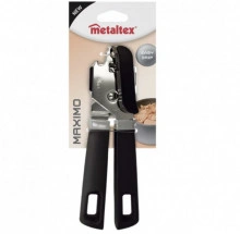 Deschizator conserve Metaltex Maximo, 20cm, negru