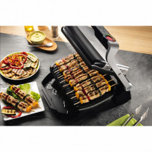 Gratar electric Tefal OptiGrill+ GC712D34 , 2000 W, 6 programe automate, argintiu-negru