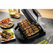 Gratar electric Tefal OptiGrill+ GC712D34 , 2000 W, 6 programe automate, argintiu-negru