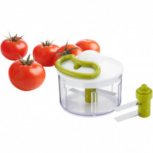 Tocator manual pentru alimente Tefal, capacitate 500 ml, alb/verde